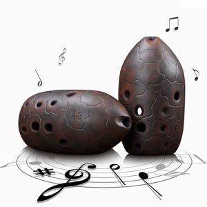 Instrument 10 otworów xun f ton g ton klucz Ocarina Flute Music Instrument dobry dźwięk starożytny wiatrów