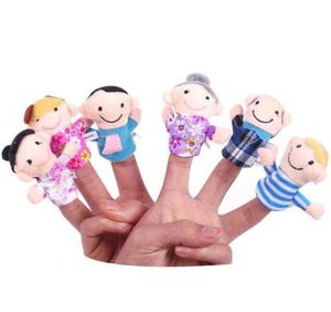 Fingerpuppen Baby Mini Tiere Bildungshand Cartoon Tier Plüsch Puppenpuppen Theater Plüschspielzeug für Kinder Geschenke7082019