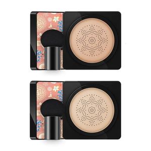 BB Air Cushion Foundation Fungo Testa di funghi CC Crema Cream Whitening trucco cosmetico Impianto di illuminazione Affermata Face Base Up 1pc 240410