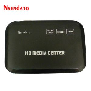 Player 1080P Full HD Multimedia Media Player Center For HD VGA AV USB SD/MMC Multi Media MKV Player With Remote Control for Dual USB