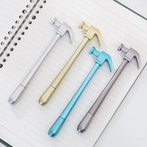 Creative Imitation Metal Claw Hammer Shape Neutral Pen 0,5 mm Medium Black Student Stationery Prize Children's Reward Gift Party