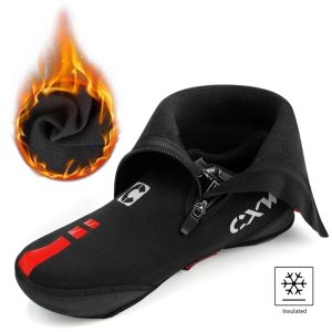 Footwear CXWXC Cycling Shoes Cover Thermal Bicycle Overshoes Boot Cover Neoprene Road Bike Insulated Cycle Footwear Wind Water Protection