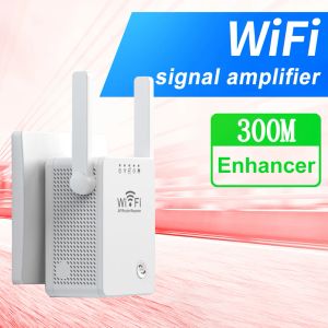 Roteadores 300mbps 2.4 GHz Wireless WiFi Repeater WiFi Signal Amplificador Extender Router com cabo de rede WLAN WIFI Repetidor WiFi Booster