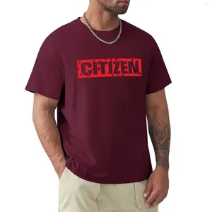 Men's Polos Citizen T-Shirt Funnys Customizeds Summer Tops Mens T Shirts Casual Stylish