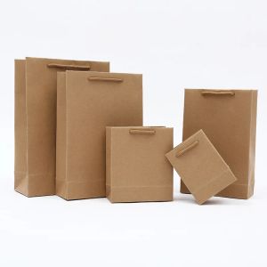 Bolsas Kraft Paper Packaging Bag Protection Paper Bag Geral Hand Retro Presente pode sustentar a embalagem cosmética