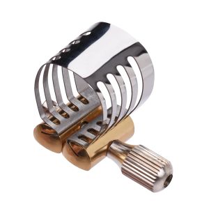 Saxophone Single Screw Adjustment Saxophone Ligature Compact Durable Sax Ligature for Soprano Saxophone