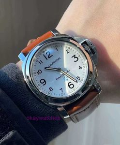 Pannerai zegarek luksusowy projektant luminino PAM00778 Ręczny mechaniczny męski zegarek 44 mm