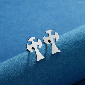 Stud Earrings Kinitial Tiny Cross Studs Transcendental Steel Cartilage Earring Simple Jewelry Party Gifts For Men Women