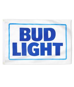 Bandeira da cerveja para bandeiras de Bud Light 3x5ft Bandeiras 100d Poliéster Banners Indoor Cores vívidos de alta qualidade com dois orações de bronze8071632