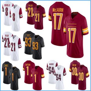 Drake Maye Jayden Daniels Terry McLaurin Custom Football Jerseys Bobby Wagner Jahan Dotson Austin Ekeler Tress Way Sean Taylor Jonathan Allen Zach Ertz Frankie Luvu