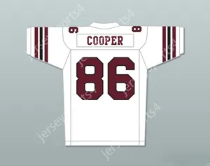 Anpassat valfritt namn nummer män ungdom/barn Hayes MacArthur Kyle Cooper 86 Boston Rebels Away Football Jersey inkluderar League Patch Top Stitched S-6XL