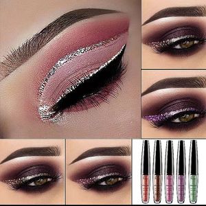 Pudaier Brand Eyeliner 16 Colors Super Glitter Eyeliner New Waterproof Eye Liner Sparkle Metallic Shinning Makeup Liquid Eyeliner 2024