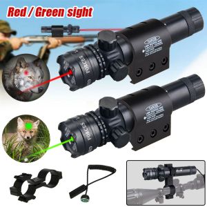 Optics P03 Long Tactical Red Green Dot Sight Scope 11mm 20mm Adjustable Picatinny Rail Mount Rifle Pistol Airsoft for 18650 Batteries