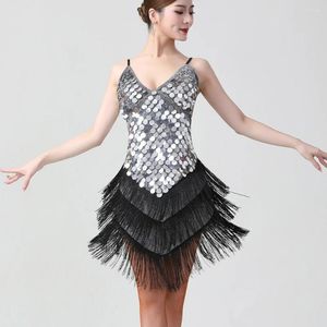 Vestidos casuais 1920s Charleston Flapper Girl Dresses Fancy Dress 20s Gatsby Fringe Senhora Sexy Vague