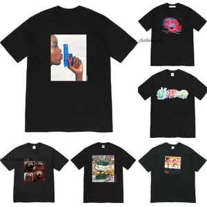 驚きのデザイナーTメンテーシャツメンズTシャツ女性のための黒いシャツ夏のクルーネック半袖通気性コットンレター服159