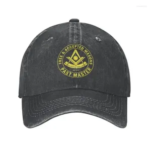 Bollmössor Personlig bomull Masonic frimurer Baseball Cap Outdoor Män kvinnors justerbara Mason Freemasonry Dad Hat Summer