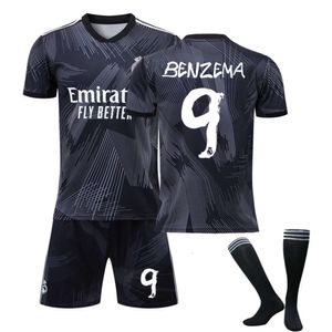 2223 Madrid 120th Anniversary Y3 Jersey Conjunto No. 9 Benzema 20 Camisa Venisius (versão tailandesa)