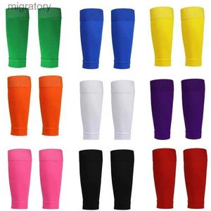 Men's Socks Mens and childrens elastic leggings sports socks football shin guards basketball football adults calves yq240423