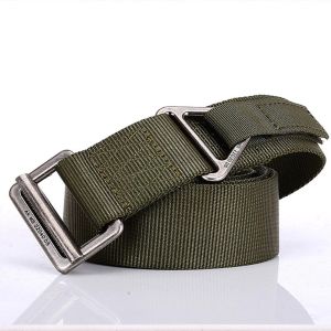 Belts Fdbro Steel Tactical Belt Men Nylon Army Military Combat Belts Heavy Duty Emergency Rigger Rappel Survival Waist Belt