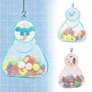 Storage Bags Transparent Convenient Baby Bathtub Toy Bag Visible Bath Net Cartoon Animal Pattern Bathroom Supplies