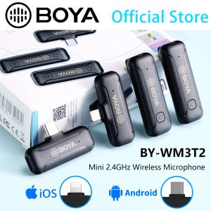 Mikrofony Boya Bywm3t2 kondensator bezprzewodowy mini mikrofon Lavalier Lapel MIKOPHON