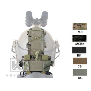 Polos de coldres Krydex Counterweight GPNVG18 Bolsa da caixa de bateria para capacete de combate 1 sistema de retenção de armazenamento tático Bateria de pacote 5 cores