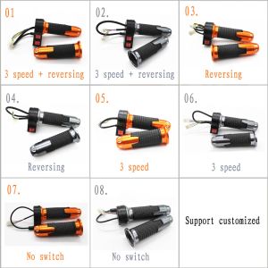 Accessories Electric Bicycle Twist Throttle Ebike Tricycle Speed Scooter Throttles 12V/24V/36V/48V/60V/72V E Bike Parts