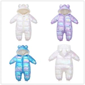 Coats Winter Baby Clothing Newborn Boy Girl Thick Warm Rompers Hooded Jumpsuit Waterproof Snowsuit Winter Baby Clothes