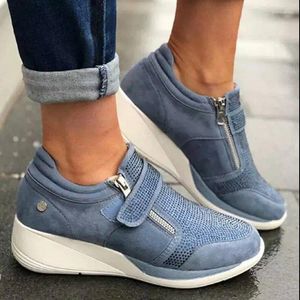 Casual Shoes Women's Wedge Sneakers Vulcanized Shake Fashion Girls Sports Loafers