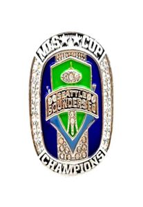 Utsökt diamant inlagd smycken Seattle MLS Cup Ring Digital 