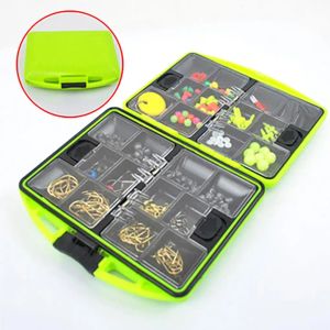 Accessories Double Layer Fishing Accessories Box Promotion Casting Tackle with 24 Compartments Bait Hooks Fish Tools Kit Case Pond