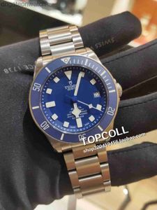 Orologi per orologi di tudery di alta qualità per le donne serie blu in lega di titanio impermeabile orologi professionali con logo originale