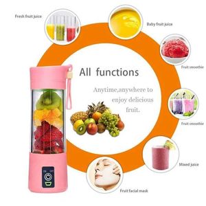 Juicers Electric Orange Fruit Smoothie Food Juice Mixer Cup Personlig trådlös laddning USB Mini Portable Mixer