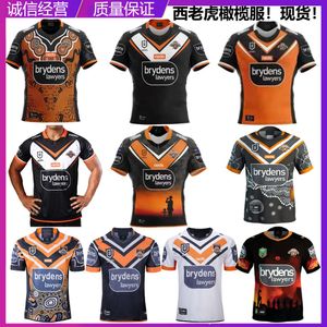 Men Jersey Nrl South Sydney West Tigers Indigenous Edition Home Away Short Sleeve Embroidered Rugby