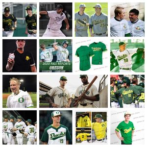 2024 MENS Custom Mens Oregon Ducks Baseball Jersey Jeffery Heard Zach Justice Collin Clarke Leo Uelmen Finn Chapman Jackson Pace Mason Goodson Dominic Hellman New Style