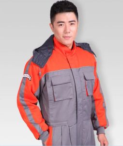 Accessoires Großhandel des Herbstes Winter Baumwolle Sicherheit Arbeitskleidung Fischerei Kleidung Jacke große Größe Anzug Sets Männer Coveralls