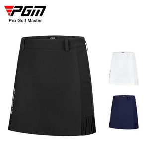 PGM Women Golf Skirt Short Feminino verão esportes respirável Girl Girl Wear Wear Anti-Exposição Saias Pléticas Lady Clothing Qz074 240422