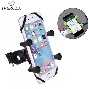 Uruchomienie uchwytów w telefonie komórkowym Uruchomienie Rower Univerola do montażu motocyklowego roweru kierownicy X-Clip stojak GPS Wspornik Regulowany do iPhone'a 11/11 Pro Y240423