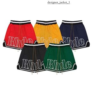 Rhude Shorts Men Designer Shorts高品質のTrcuit Luxury Street Fashion Pants Loose and Cmofortable Sprots Rhude Shorts Womens Casuare Quick Dry Shorts 3969