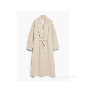 Designer Coat Cashmere Coat Luxury Coat MAX MARA Womens Large Silhouette Cashmere Coat