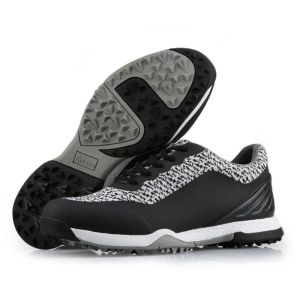 Mice Pgm Mens Golf Shoes Waterproof Breathable Slip Resistant Sports Sneakers Outdoor Brogue Style Golf Trainers Xz119