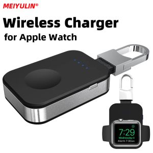 Laddare 950mAh Magnetic Power Bank Wireless Charger för IWATCH 8 7 SE 6 5 4 3 Portable Charge Dock Station för Apple Watch Battery Pack