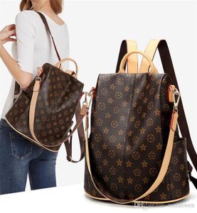 New Antitheft Women039s backpack wild fashion largecapacity print backpack Mummy bag travel bag 266P2904351