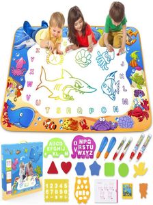 Toyk Aqua Magic Mat Kids Målning Skrivande Doodle Board Toy Color Doodle Ritning Mat Ta med pennans utbildningsleksaker för ålder 3 42861625