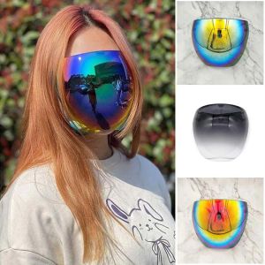 Güneş Gözlüğü Güneş Gözlüğü Kadın Erkekler Koruyucu Faceshield Gözlük Gözlükleri Tam Yüz Kapalı Küresel lens Antispreyi Güvenlik Güneş Gözlüğü Erkekler