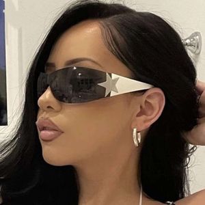 New Y2K Fashion Millennium Spicy Girl Sunglasses Female Five Point Star Cool Party Glasses Male