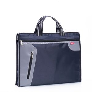 Multifunctional Briefcase Office Waterproof Document Material Storage Bag Business Trip File Organize Pouch Accessories Supplies 240416