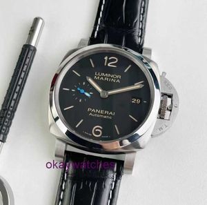 Pannerai Watch Luxury Designer 2018 42mm限定版PAM01392スモールブルーニードルオートマチックメカニカルメンズのフルセット