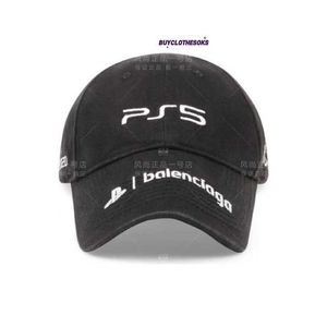 New Fashion Sports Baseball Caps Hip Hop Face Strapback Golf Caps BLNCIAGA unisex distressed black baseball cap hat