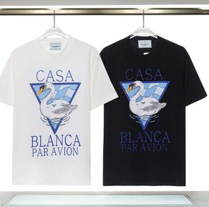 2023 Casablanca Men Designer T Camisetas Casablanc Wear Summer Round Disc Neck Sweat absorvendo mangas curtas ao ar livre 6 Breathable 6